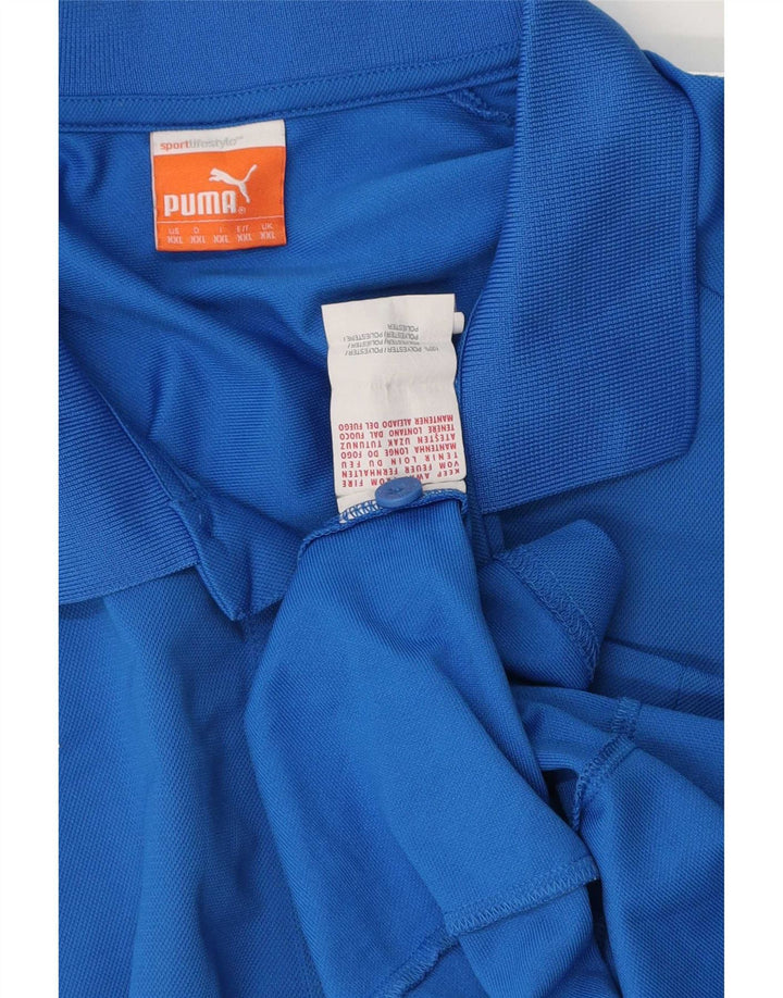 Puma muška polo majica 2XL poliester plave boje