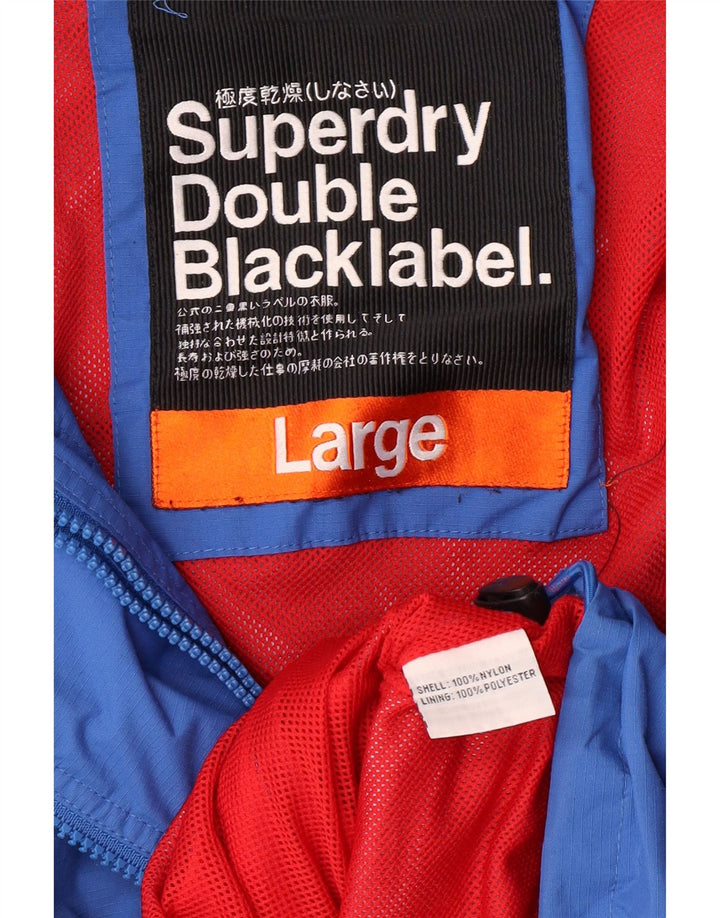 SUPERDRY Muška jakna vjetrovka UK 40 Large Blue Nylon