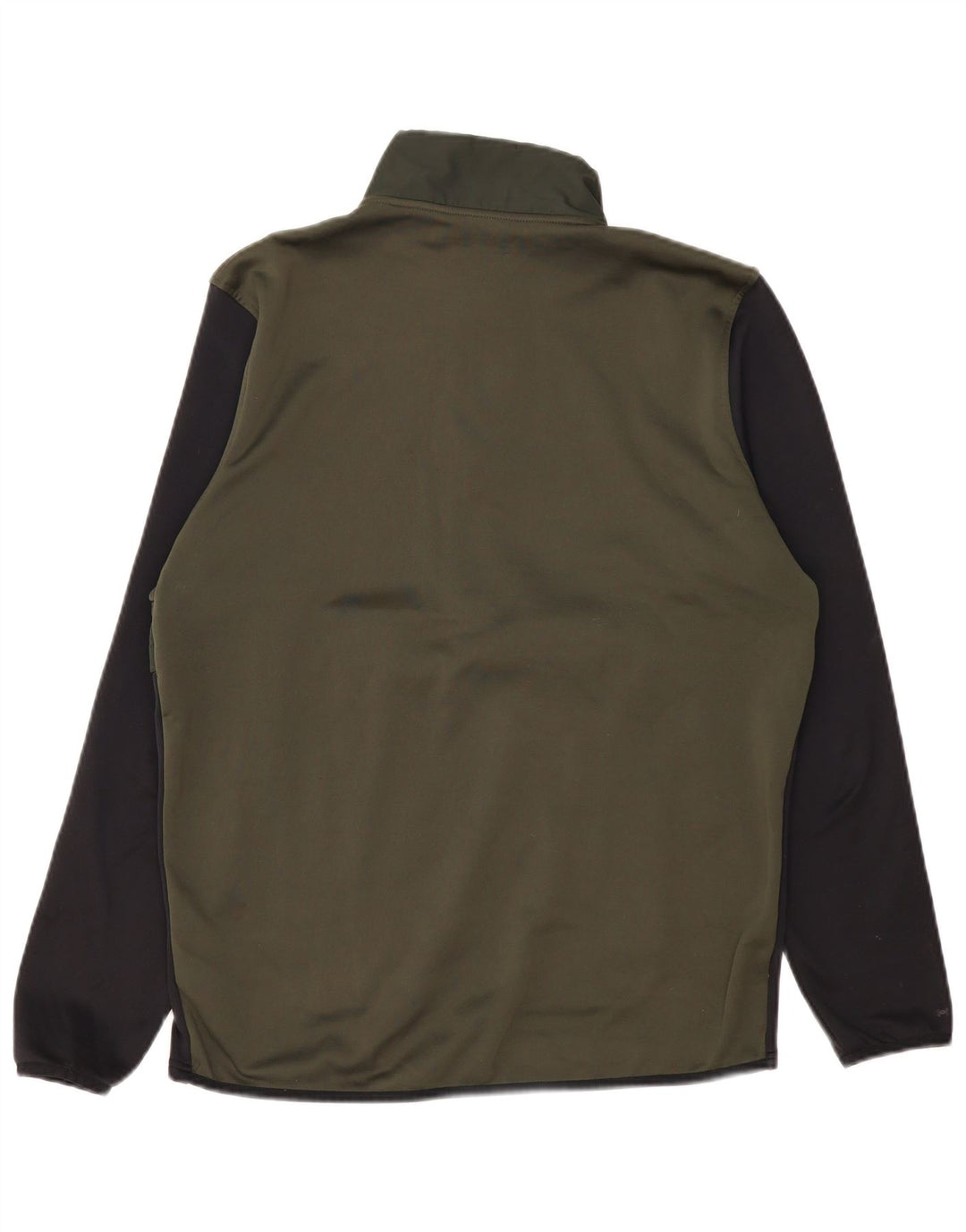 UNDER ARMOUR Muška majica Cold Gear Graphic sweatshirt srednje boje kaki