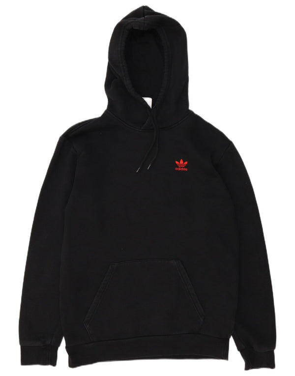Adidas muška majica s kapuljačom mala, crna pamučna
