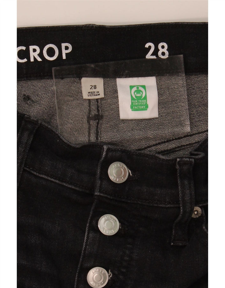 J. CREW Womens Straight Jeans W28 L28 Black Cotton Vintage J. Crew and Second-Hand J. Crew from Messina Hembry 