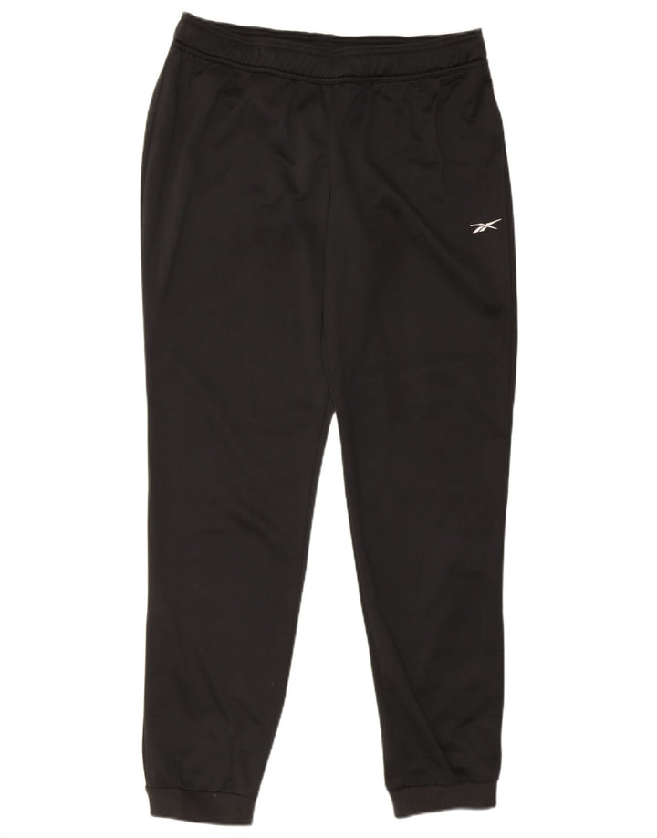 Reebok Ženska trenirka Hlače Joggers UK 12/14 Srednje crni poliester