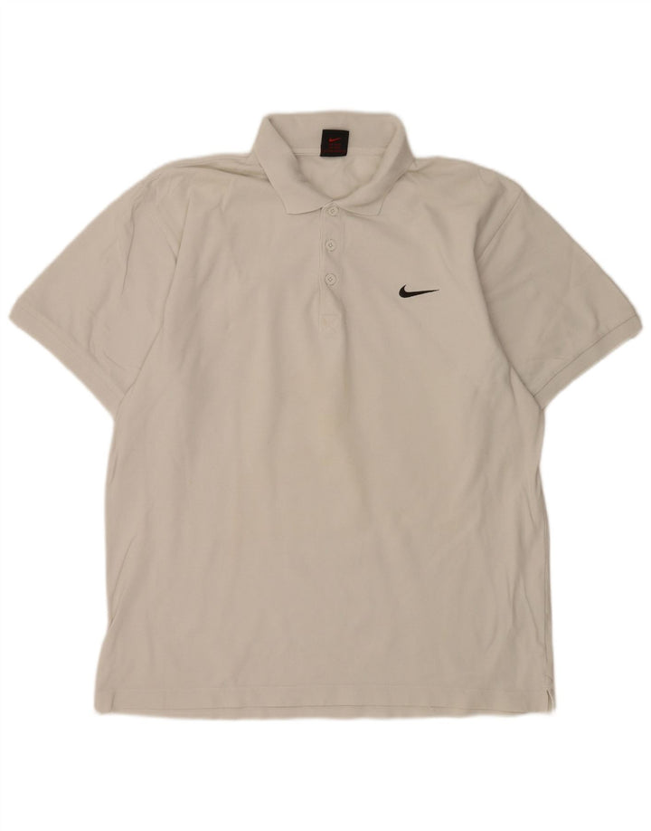 Nike muška polo majica UK 39/41 Srednje bijeli pamuk