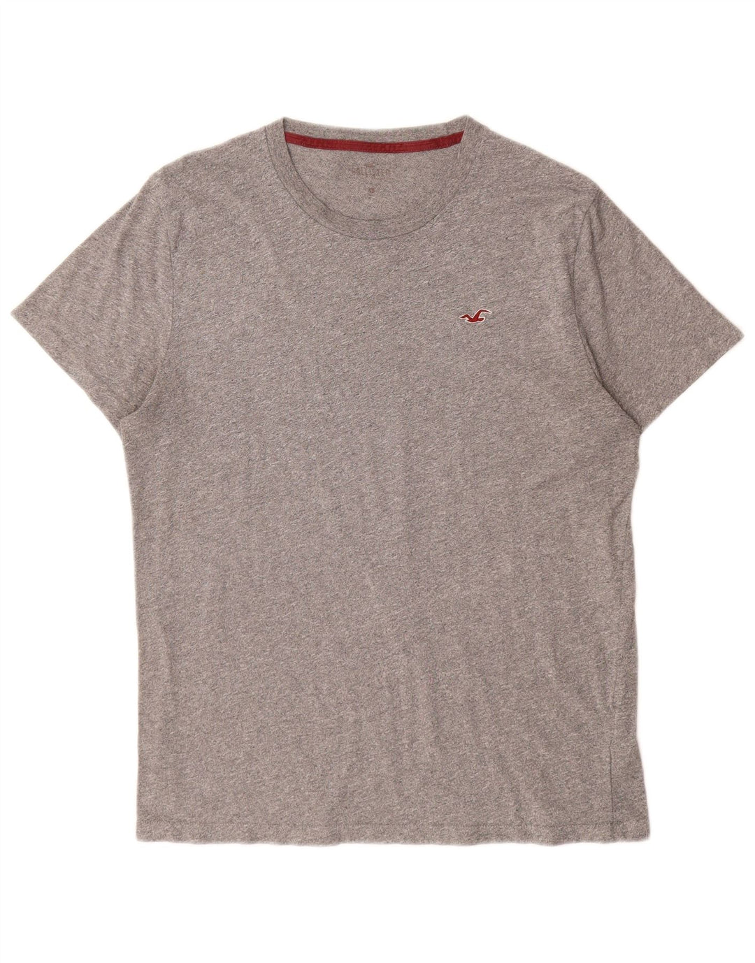 HOLLISTER Muška majica kratkih rukava Srednje sivi pamuk