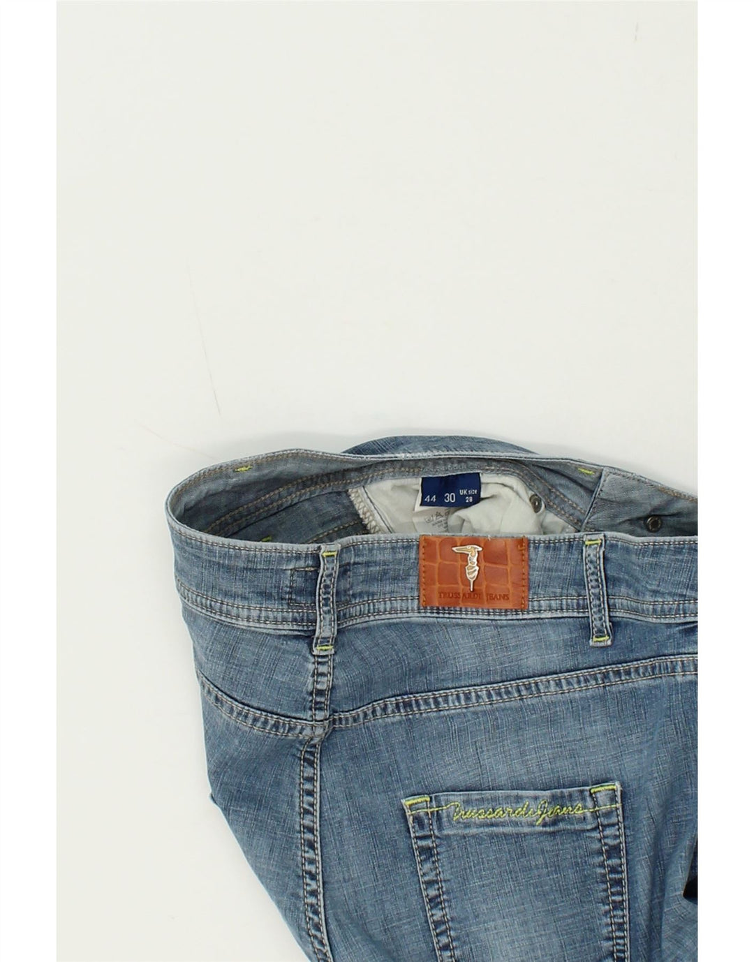 TRUSSARDI Womens Capri Jeans W28 L22 Blue Cotton Vintage Trussardi and Second-Hand Trussardi from Messina Hembry 