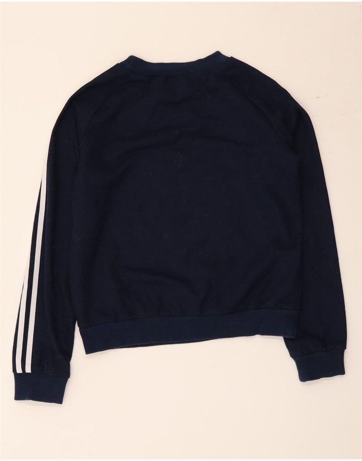 Adidas muška kratkotrajna majica UK 8 Mali tamnoplavi poliester