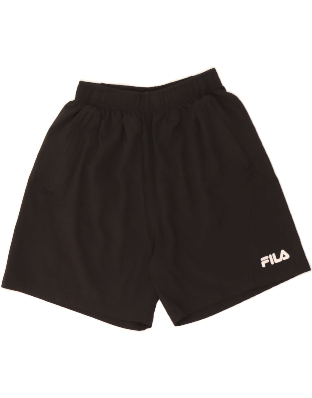 FILA Womens Sport Shorts UK 8 Small  Black Polyester Vintage Fila and Second-Hand Fila from Messina Hembry 