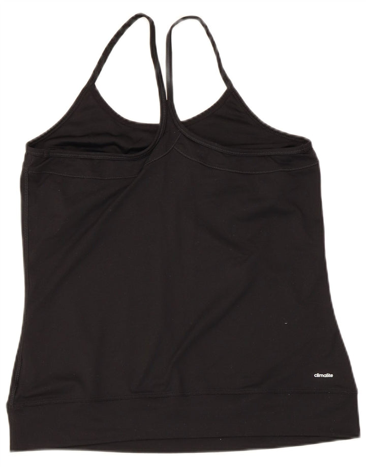 Adidas ženski Climalite Cami Top UK 16 veliki crni poliester