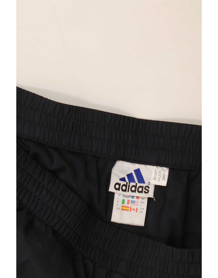 Adidas Muške vodootporne hlače Large Navy Blue Polyester