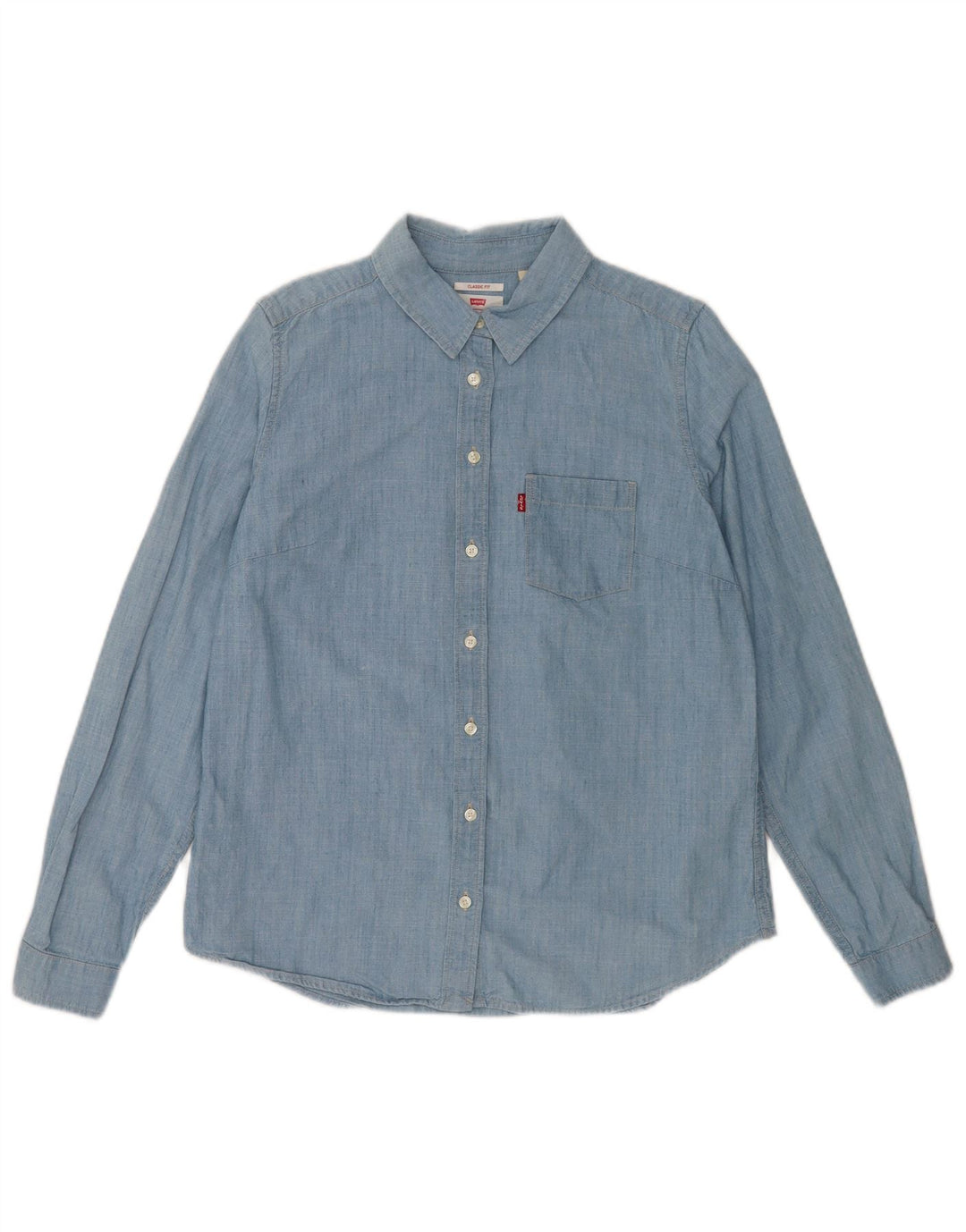 Levi's ženska košulja klasičnog kroja UK 14 srednje plavi pamuk