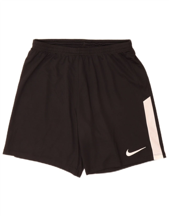 Nike Dri Fit sportske kratke hlače srednje crne boje od poliestera