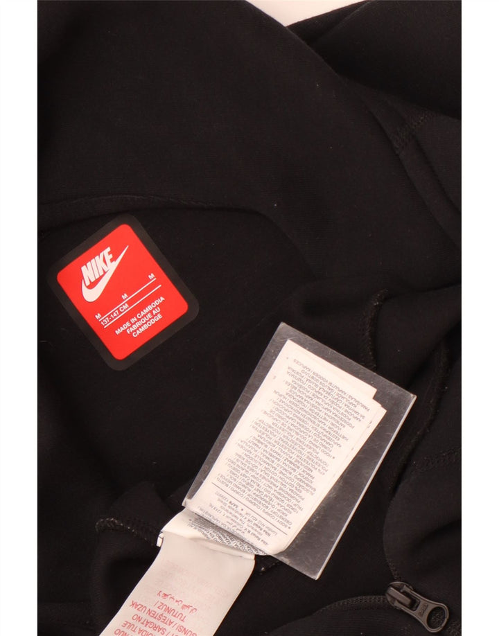 Nike Boys Zip Hoodie pulover 10-11 Years Medium Black Pamuk