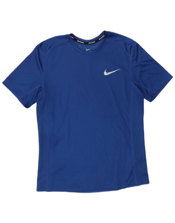 Nike Dri Fit majica kratkih rukava Srednje plavi poliester