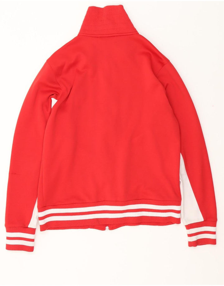 Puma ženska gornja jakna za trenirku UK 14 Medium Red Colourblock poliester