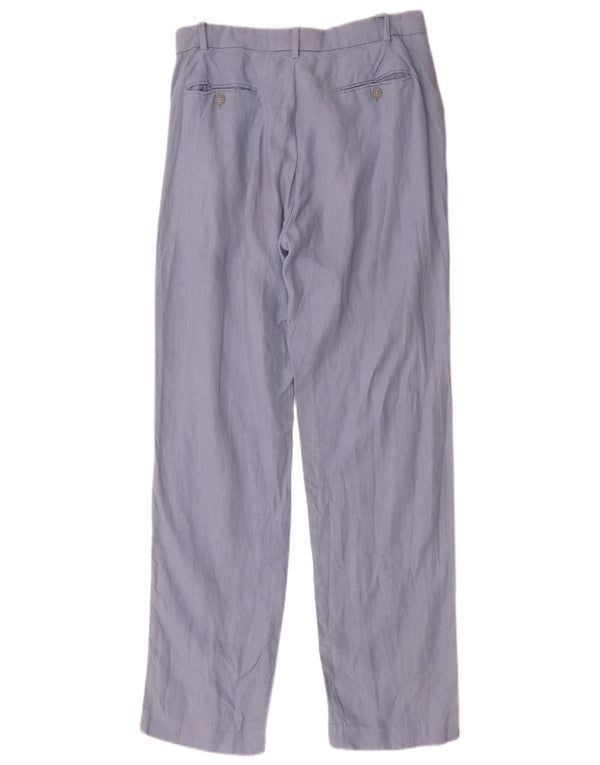 Polo Ralph Lauren muške ravne chino hlače W32 L34 plavi lan