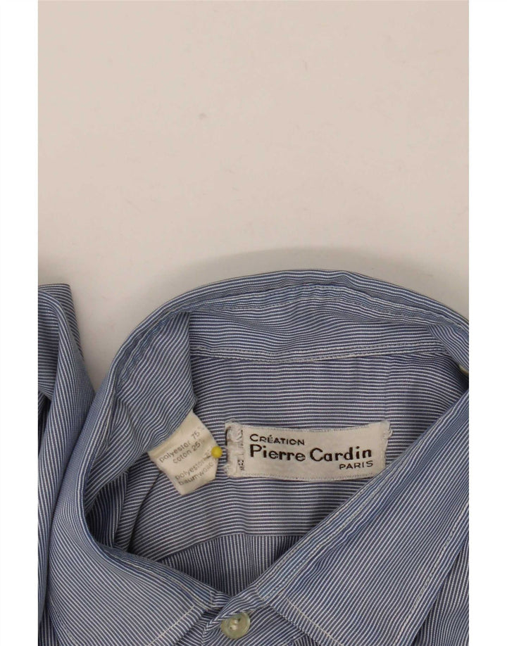 Pierre Cardin muška košulja srednje plave pruge od poliestera