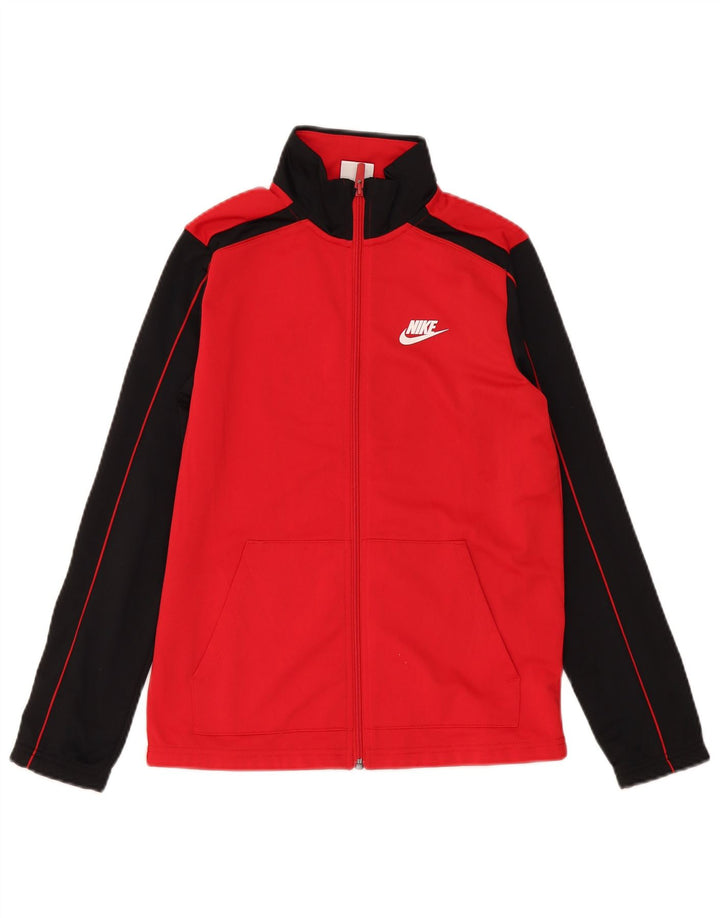 Nike Boys Trenirka Gornja jakna 12-13 godina velika crvena poliester u boji