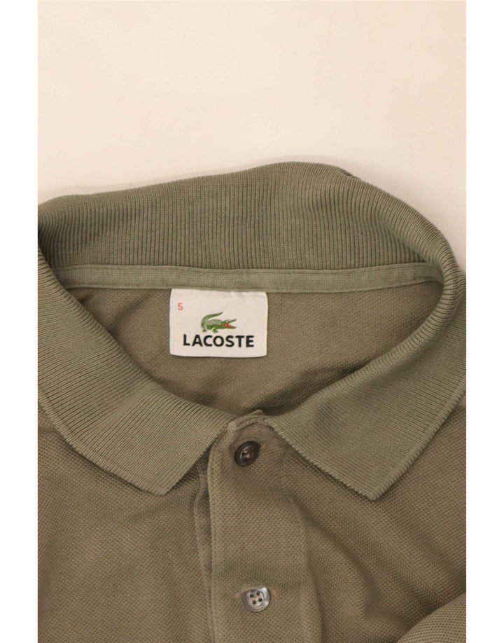 Lacoste muška polo majica veličine 5, veliki kaki pamuk