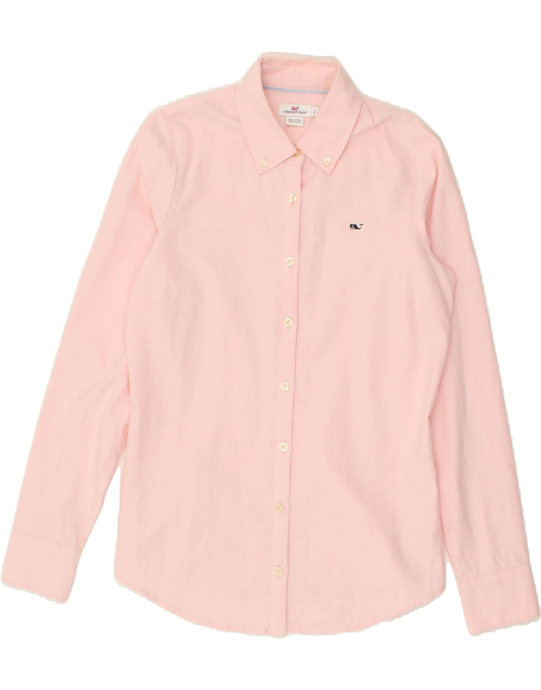 VINEYARD VINES Womens Shirt US 2 XS Pink Cotton Vintage Vineyard Vines and Second-Hand Vineyard Vines from Messina Hembry 