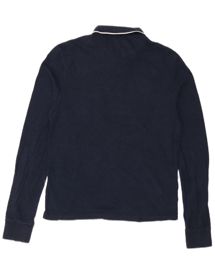 PENGUIN Heritage muška uska polo majica dugih rukava Srednje tamnoplava