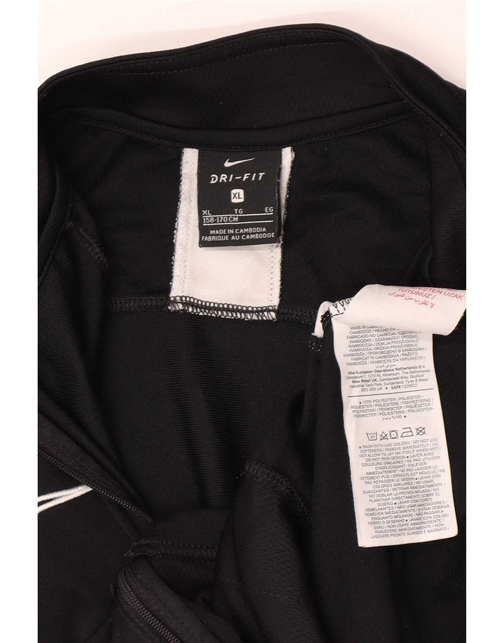 Nike Boys Trenirka Gornja jakna 13-14 godina XL crna poliesterska boja