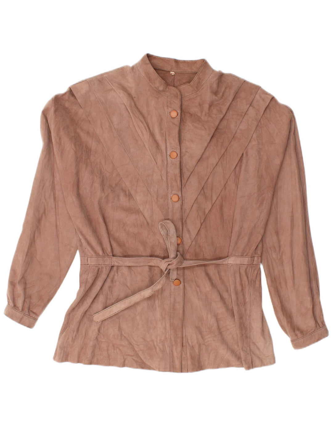 VINTAGE ženska košulja od brušene kože EU 44 XL smeđa