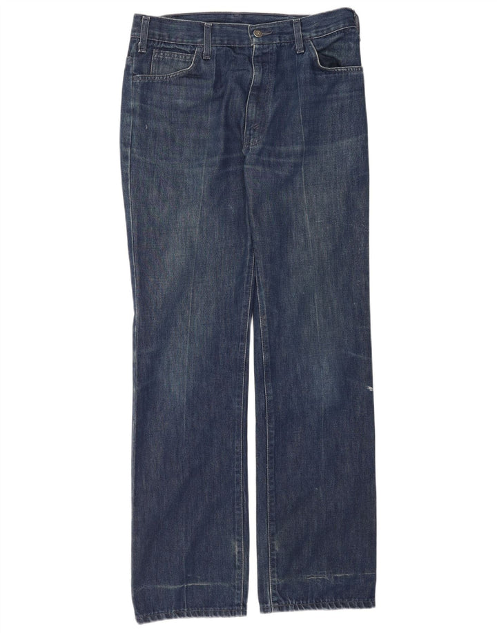 Levi's muške ravne traperice W33 L34 plavi pamuk