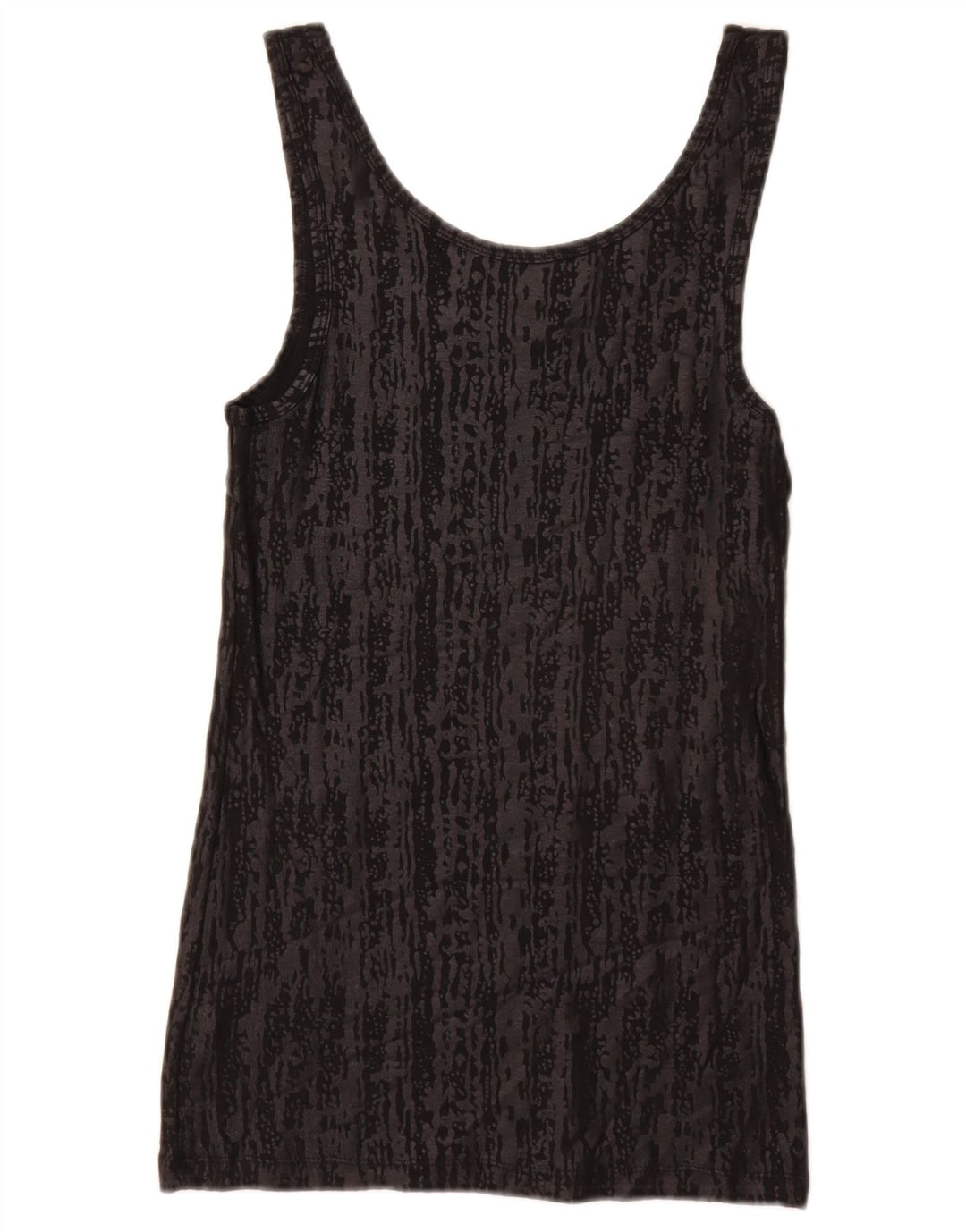 MOSSIMO ženski prsluk UK 12 Srednje crni pamuk sa životinjskim uzorkom