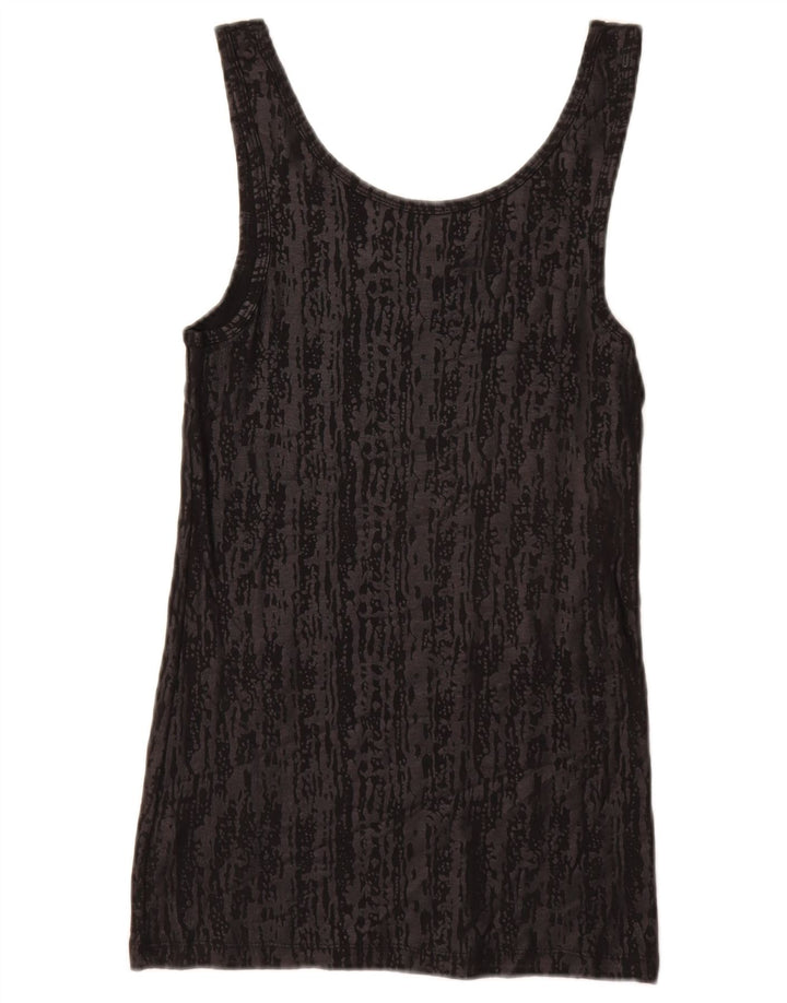 MOSSIMO ženski prsluk UK 12 Srednje crni pamuk sa životinjskim uzorkom