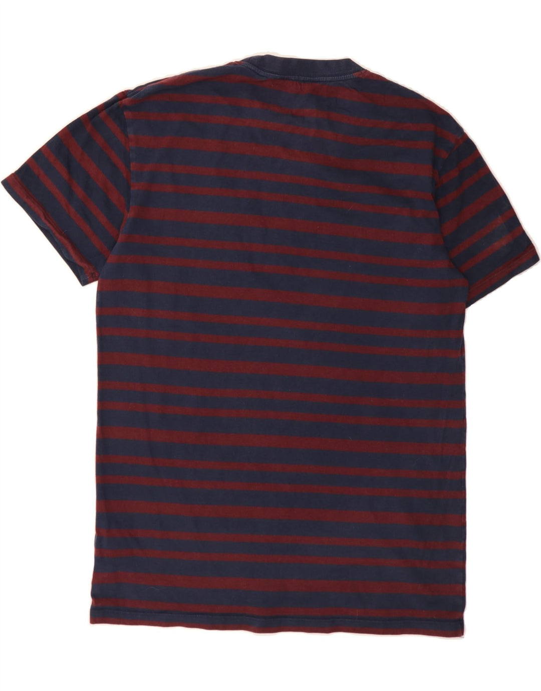 SUPERDRY Mens T-Shirt Top Medium Navy Blue Striped Cotton Vintage Superdry and Second-Hand Superdry from Messina Hembry 