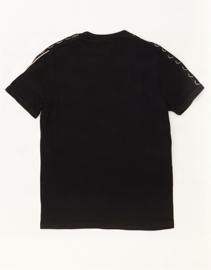 Fred Perry muška majica kratkih rukava srednje veličine, crni pamuk