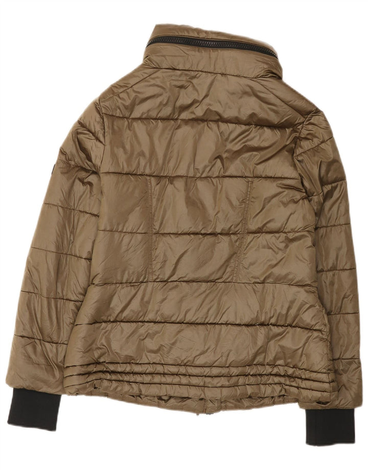 Barbour ženska podstavljena jakna s kapuljačom UK 12 Srednji kaki poliamid