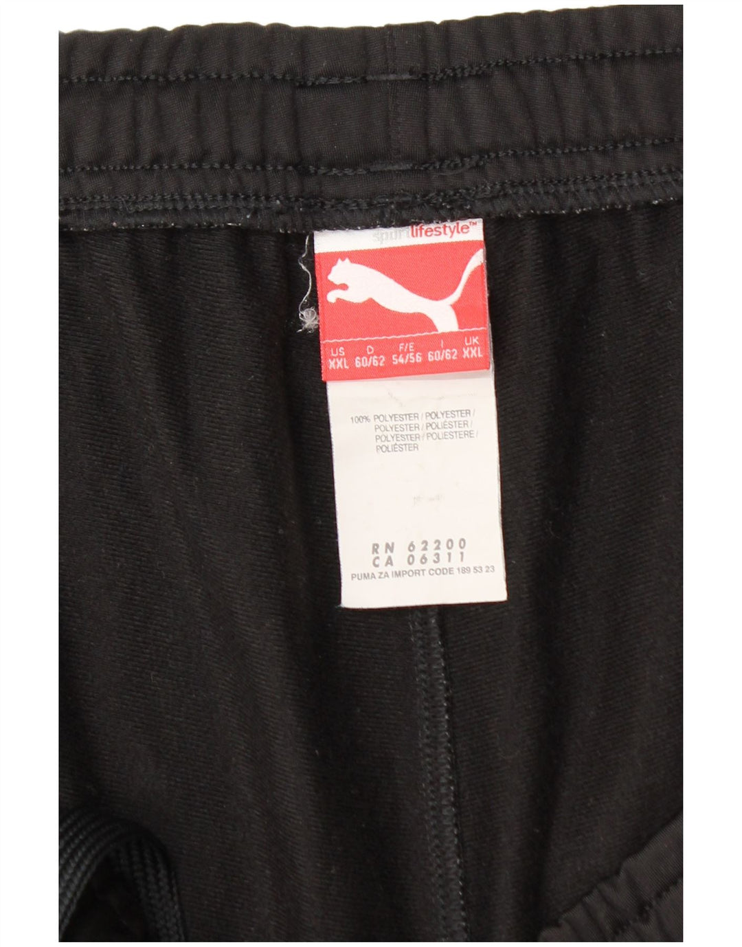 Puma muške hlače za trenirku 2XL crni poliester
