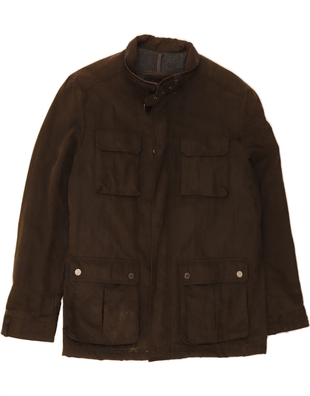 MASSIMO DUTTI muška jakna od voštanog pamuka UK 44 2XL smeđa