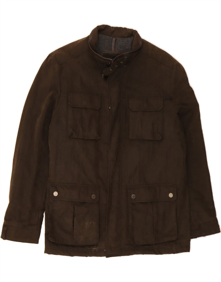 MASSIMO DUTTI muška jakna od voštanog pamuka UK 44 2XL smeđa