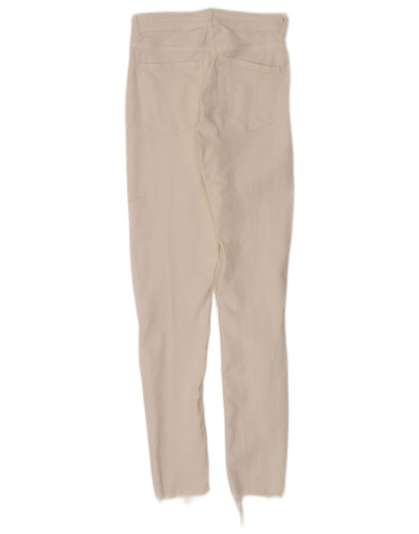 Zara ženske Trafaluc traperice uskog kroja EU 34 2XS W24 L28 Bijele