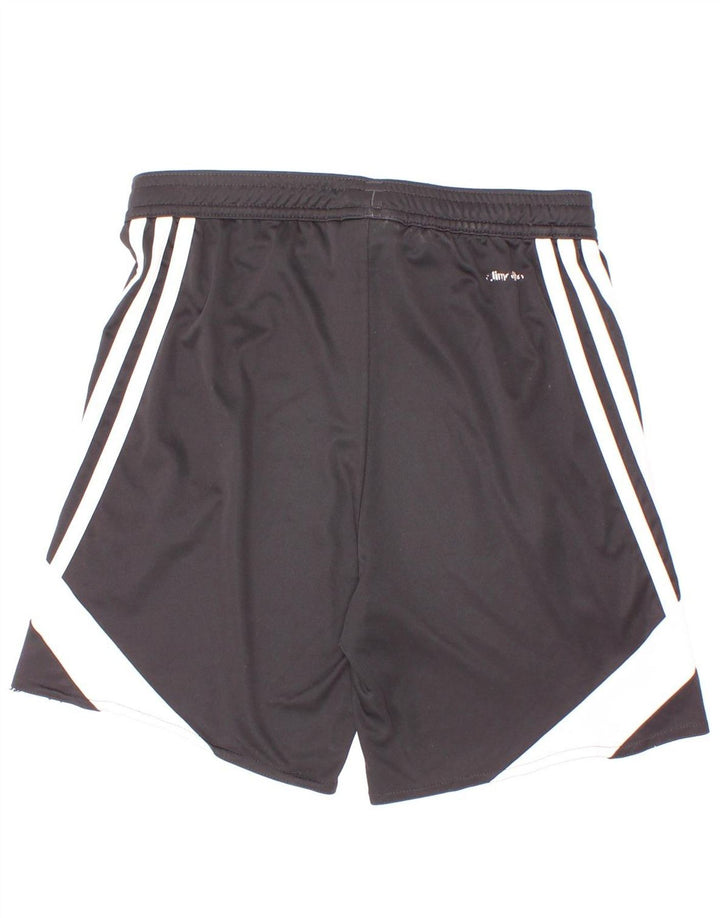 Adidas kratke sportske hlače za dječake 9-10 godina srednje crne boje, poliester