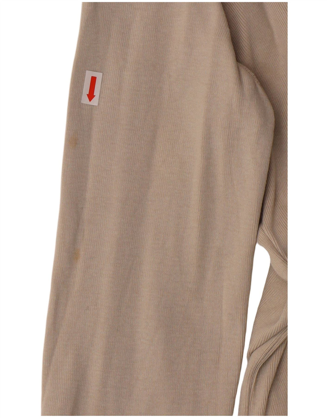 Calvin Klein ženski gornji dio kratke bluze UK 14 veliki bež pamuk