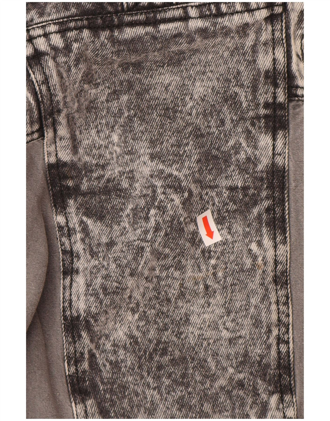 VINTAGE ženski pulover Denim jakna UK 20 2XL sivi pamuk