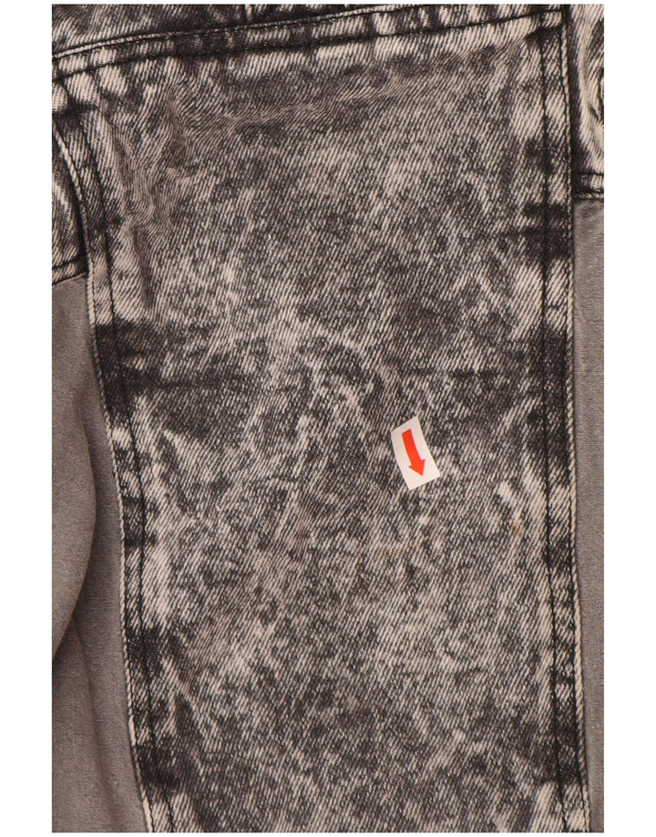 VINTAGE ženski pulover Denim jakna UK 20 2XL sivi pamuk