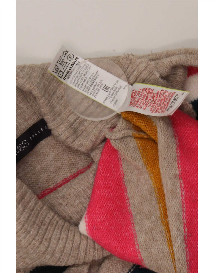 Marks & Spencer ženski pulover s rol izrezom UK 18 XL Višebojni