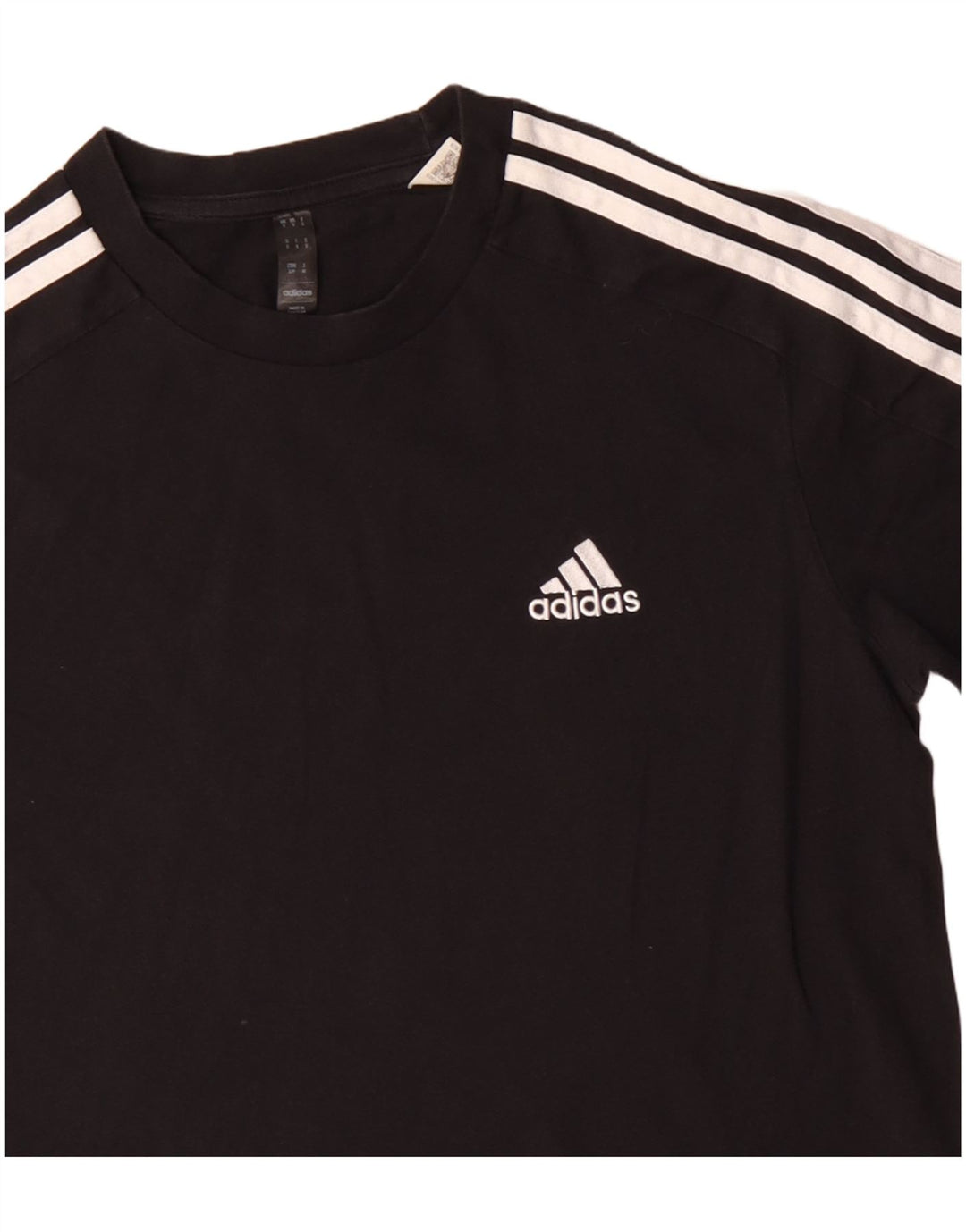 Adidas muška majica kratkih rukava Mala crna pamučna majica
