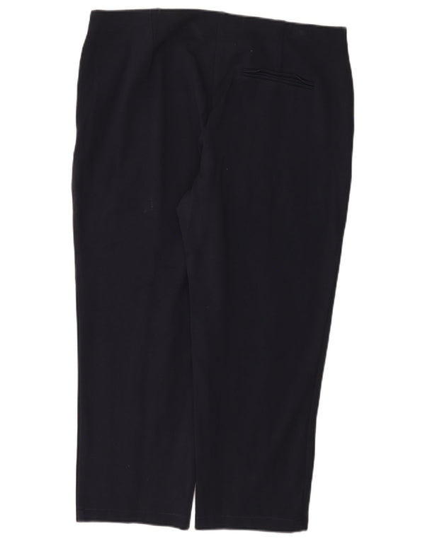Marks & Spencer ženske ravne skraćene hlače UK 18 XL W38 L24 tamnoplave