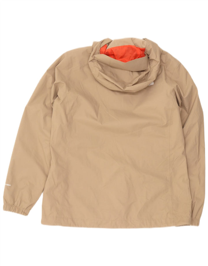 The North Face ženska kišna jakna s kapuljačom UK 14 veliki bež poliester