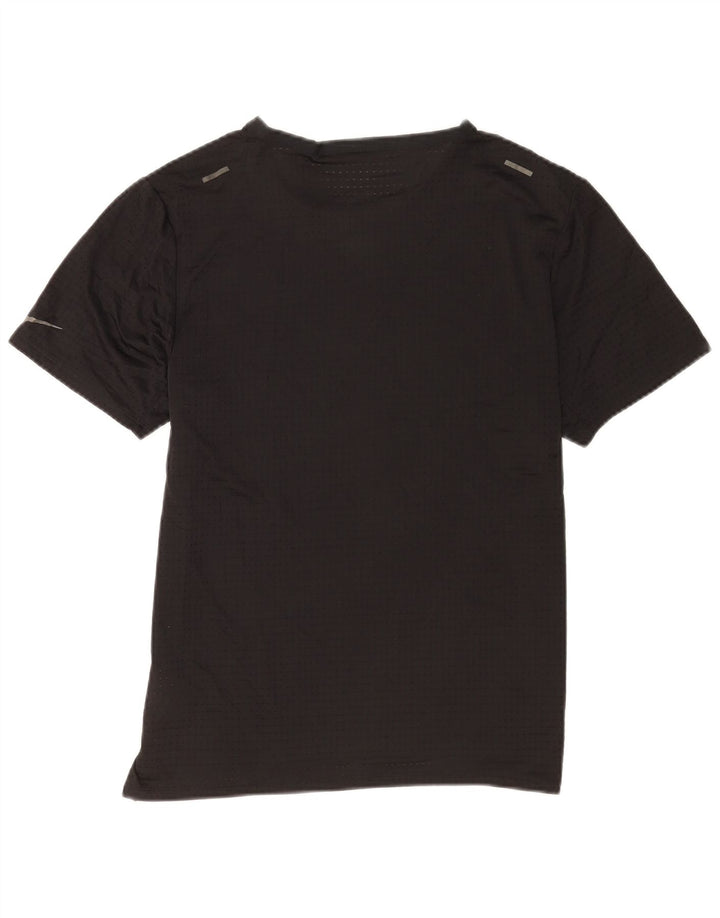 Nike Ženska Dri Fit majica kratkih rukava s apstraktnim uzorkom UK 14 velika crna