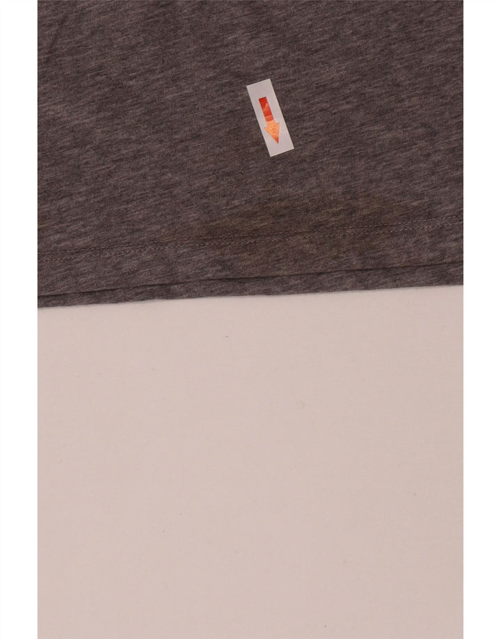 Nike Dri Fit Graphic T-Shirt Top srednje sivi pamuk