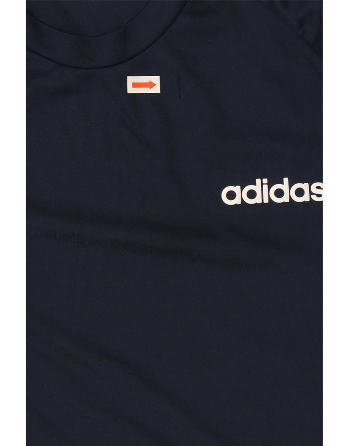 Adidas muška Climalite majica kratkih rukava Medium tamnoplavi poliester