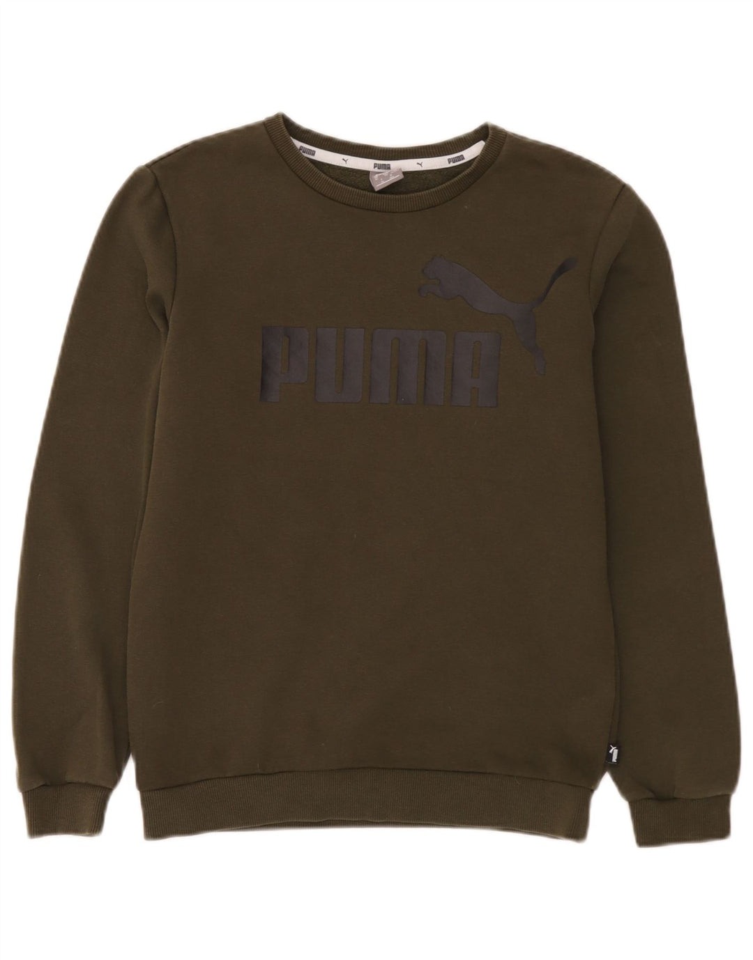 Puma Boys Graphic Sweatshirt Džemper 13-14 godina kaki