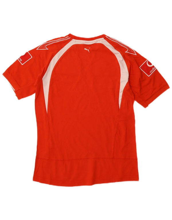 PUMA Muška majica kratkih rukava Ferrari Graphic T-Shirt Small Red Colourblock Pamuk