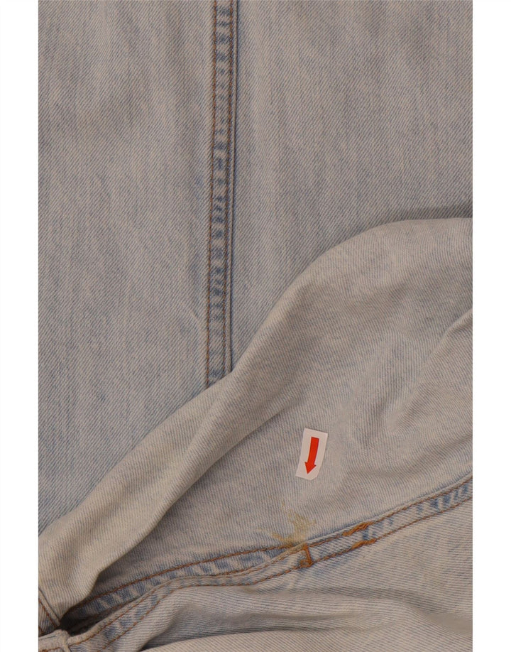 Preveliki ženski kombinezon od trapera Zara UK 16 Large Blue Cotton